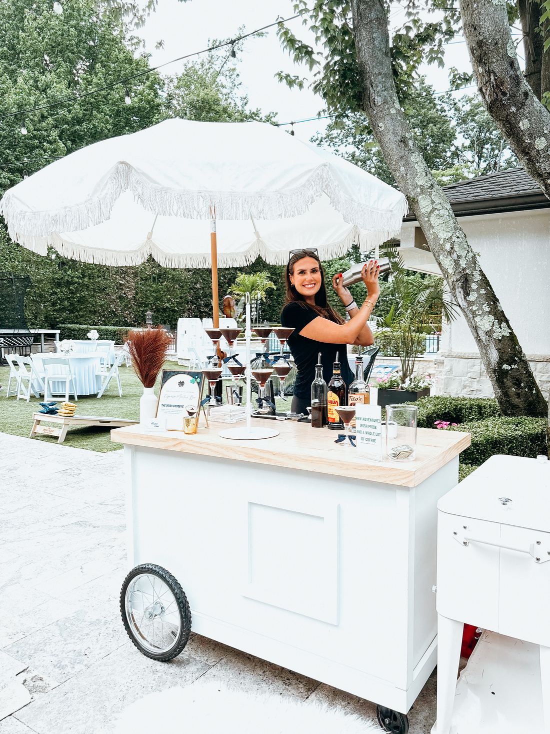 custom mobile cocktail bar setup — Sugar On The Rim mobile bar in New Jersey