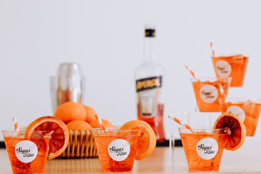 styled cocktail bar — Sugar On The Rim mobile bar in New Jersey