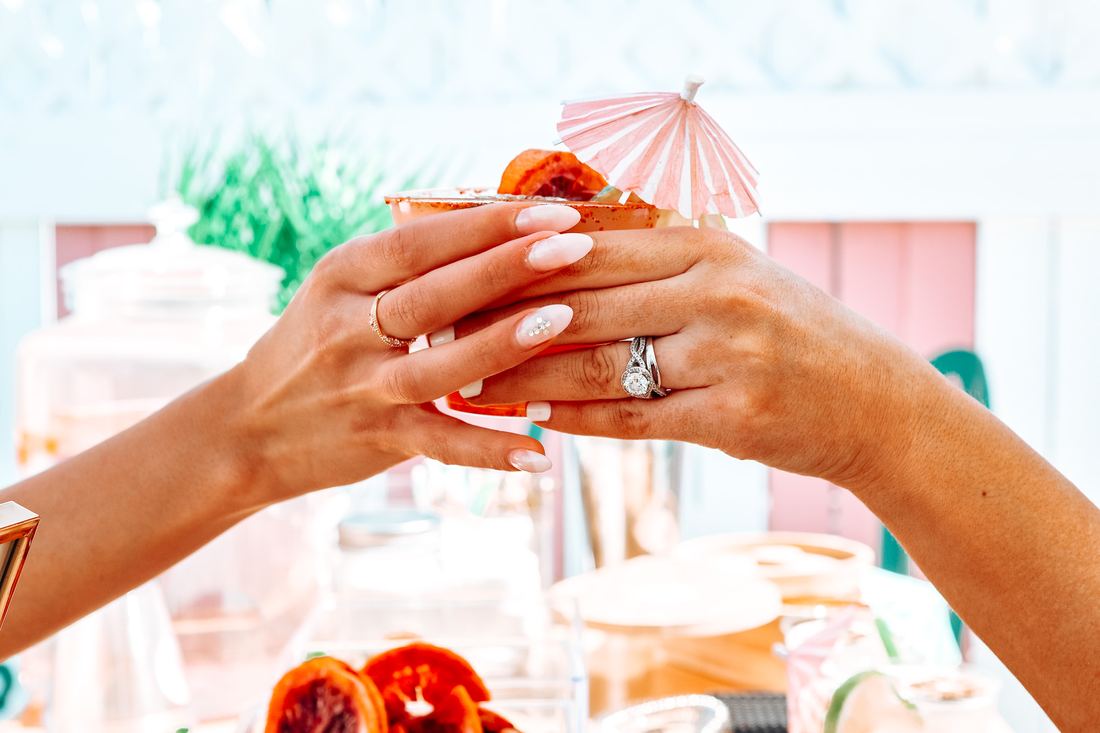 custom mobile cocktail bar setup — Sugar On The Rim mobile bar in New Jersey