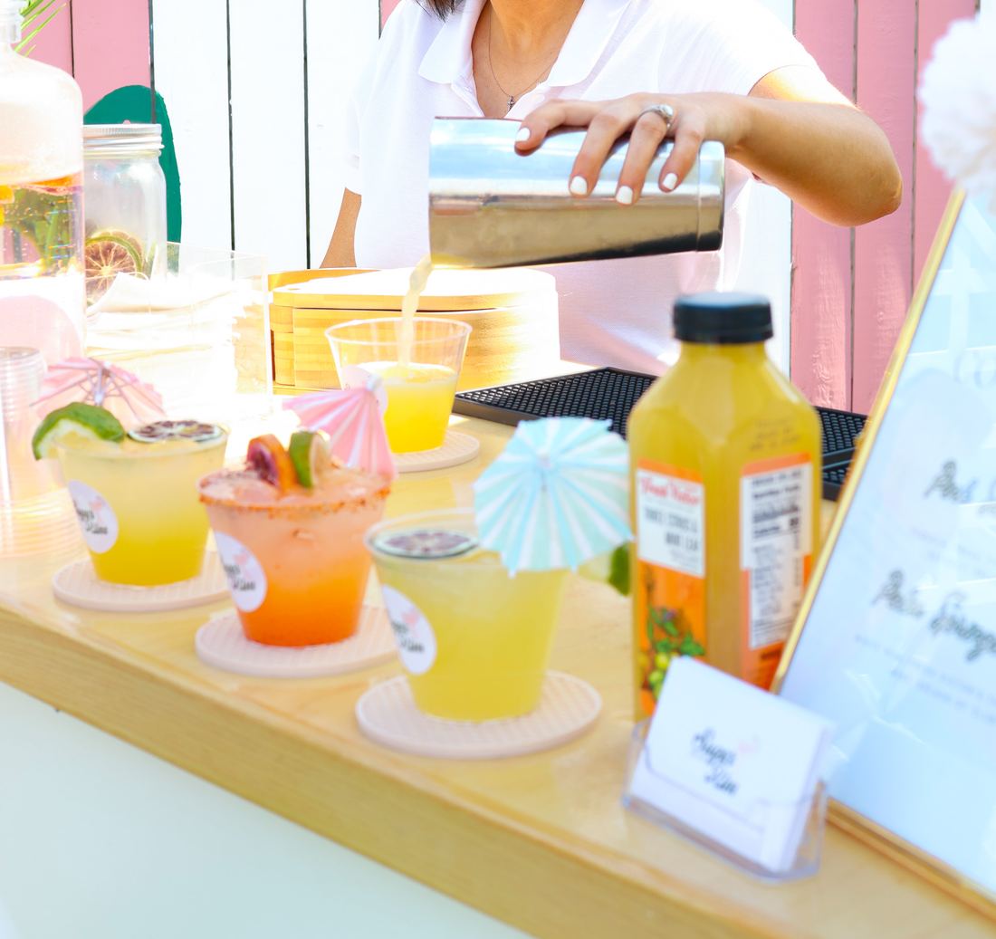 styled cocktail bar — Sugar On The Rim mobile bar in New Jersey