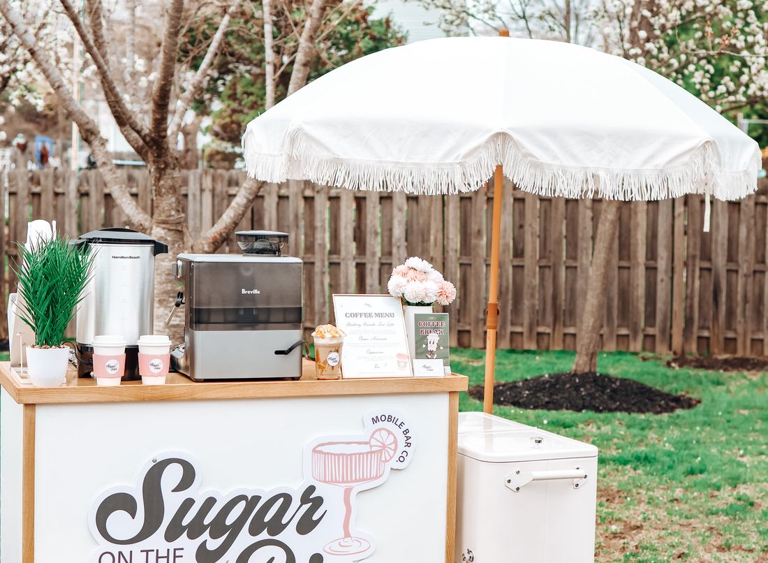 matcha latte bar setup — Sugar On The Rim mobile bar in New Jersey