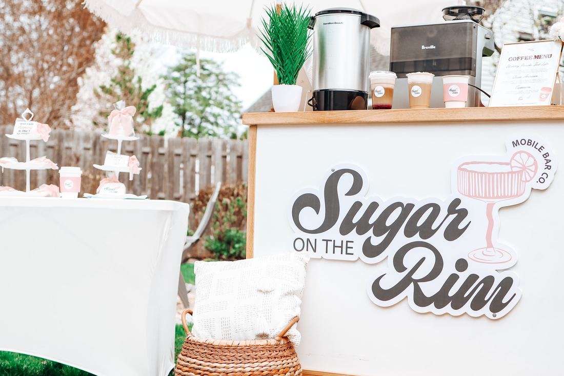 matcha latte bar setup — Sugar On The Rim mobile bar in New Jersey