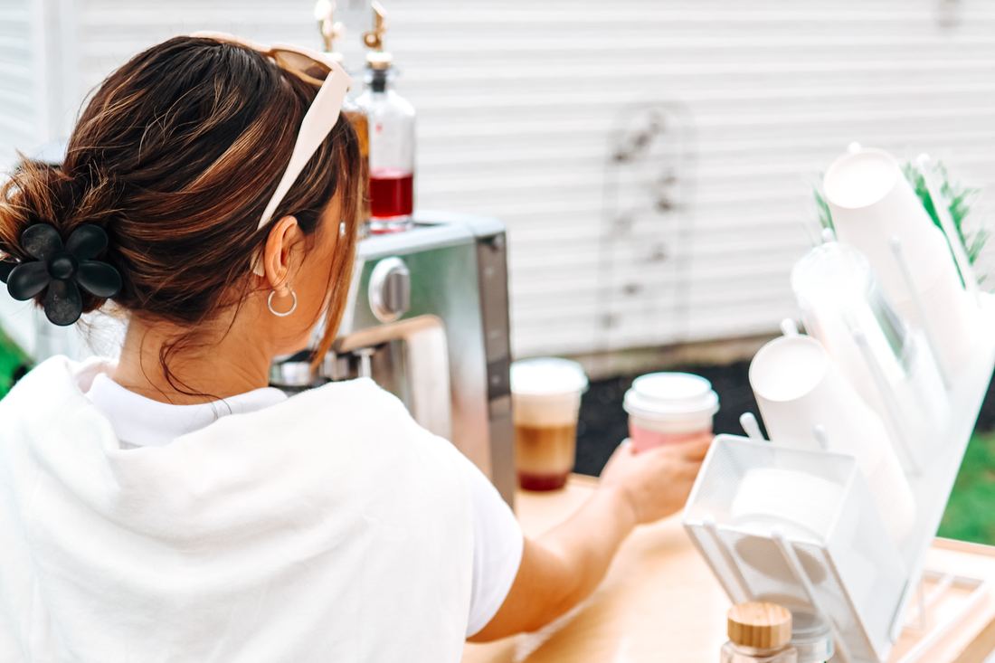 mobile espresso & matcha bar — Sugar On The Rim mobile bar in New Jersey
