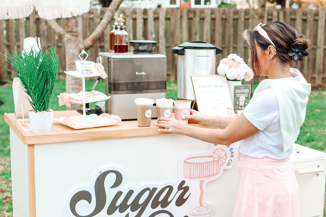 mobile espresso & matcha bar — Sugar On The Rim mobile bar in New Jersey