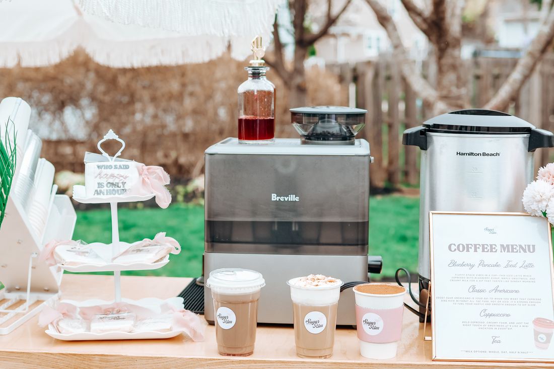 specialty coffee cart — Sugar On The Rim mobile bar in New Jersey